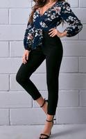 Gr. 38 Jumpsuit lang elegant mit floralem Muster Nordrhein-Westfalen - Bad Lippspringe Vorschau