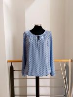 Luftige Bluse, hellblau S 36 38, mit Muster, Viskose, Blusenshirt Nordrhein-Westfalen - Goch Vorschau