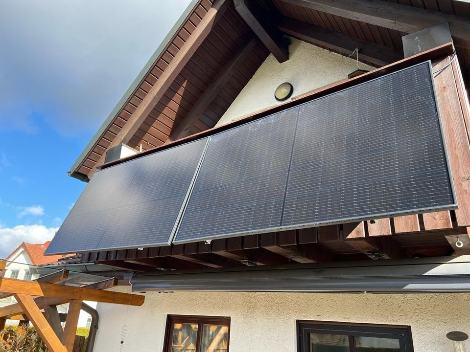 Balkonkraftwerk Mini PV Photovoltaik 800 Watt Solar BKW in Medlingen