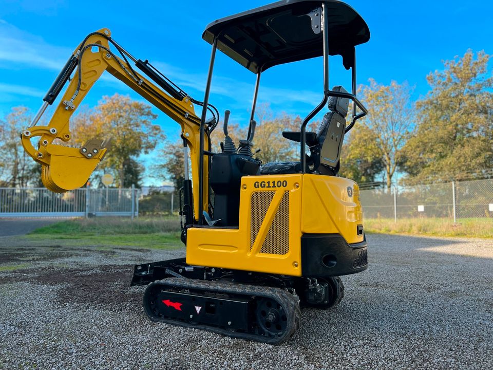 Neu Minibagger GG1100 ‼ Kubota Motor, Knick, Verstel in Weilmünster