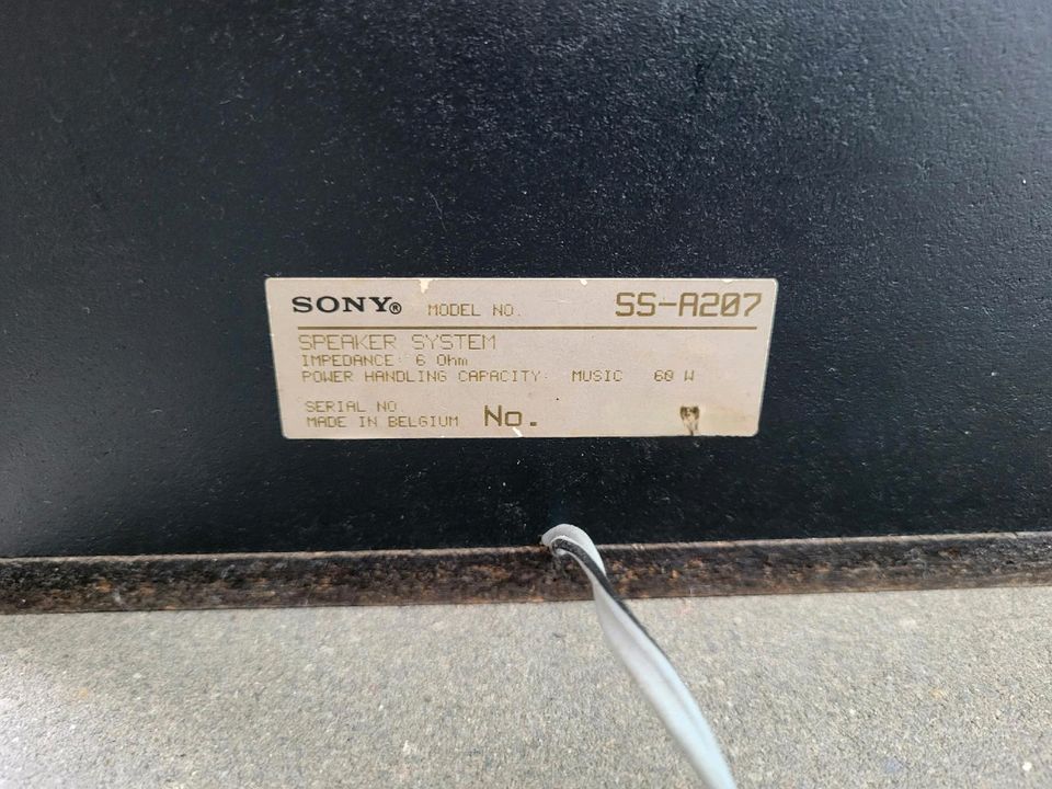 Sony SS-A207 3-Wege Lautsprecherpaar in Hamburg
