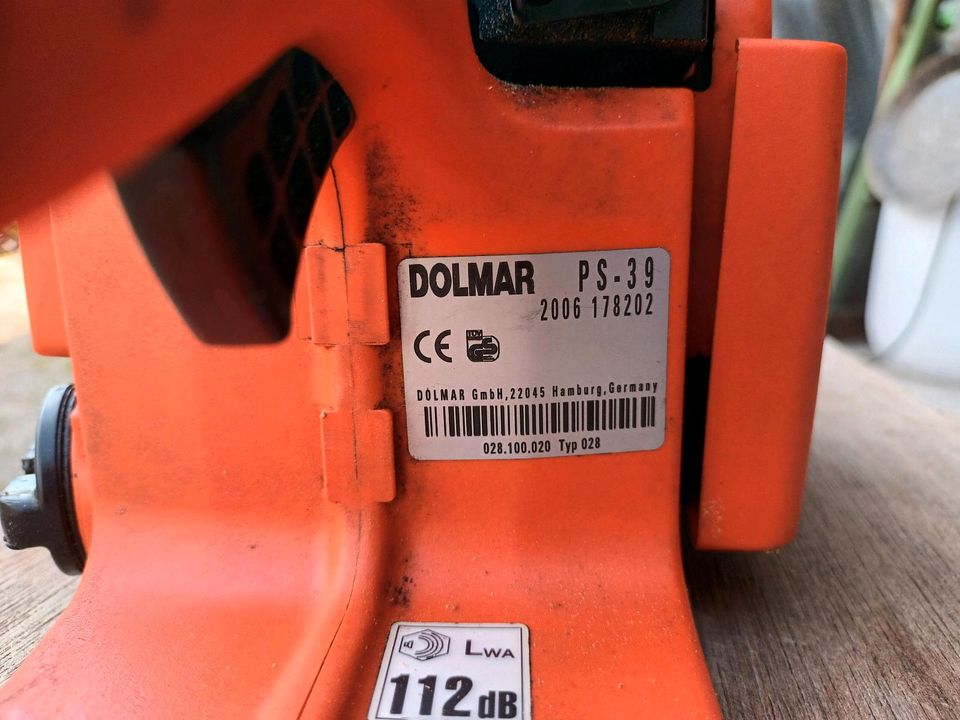 Kettensäge Dolmar PS-39 inkl. Zubehör in Brake (Unterweser)