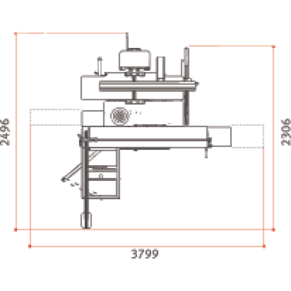 Holzkraft Säge, Fräse, Hobel, Kombimaschine, LAB 300p F16 in Falkenberg