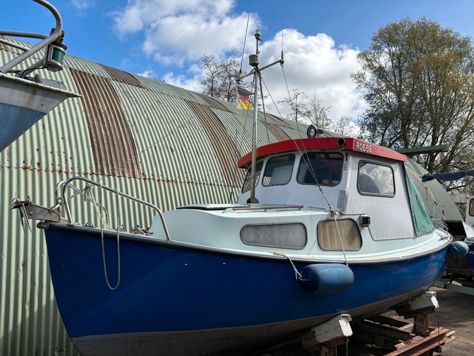 Faaborg 20 Motorboot Krabbenkutter 20 PS Bukh-Diesel Fischerei in Hamberge Holstein