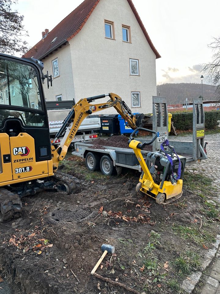 Minibagger mieten in Sachsenburg