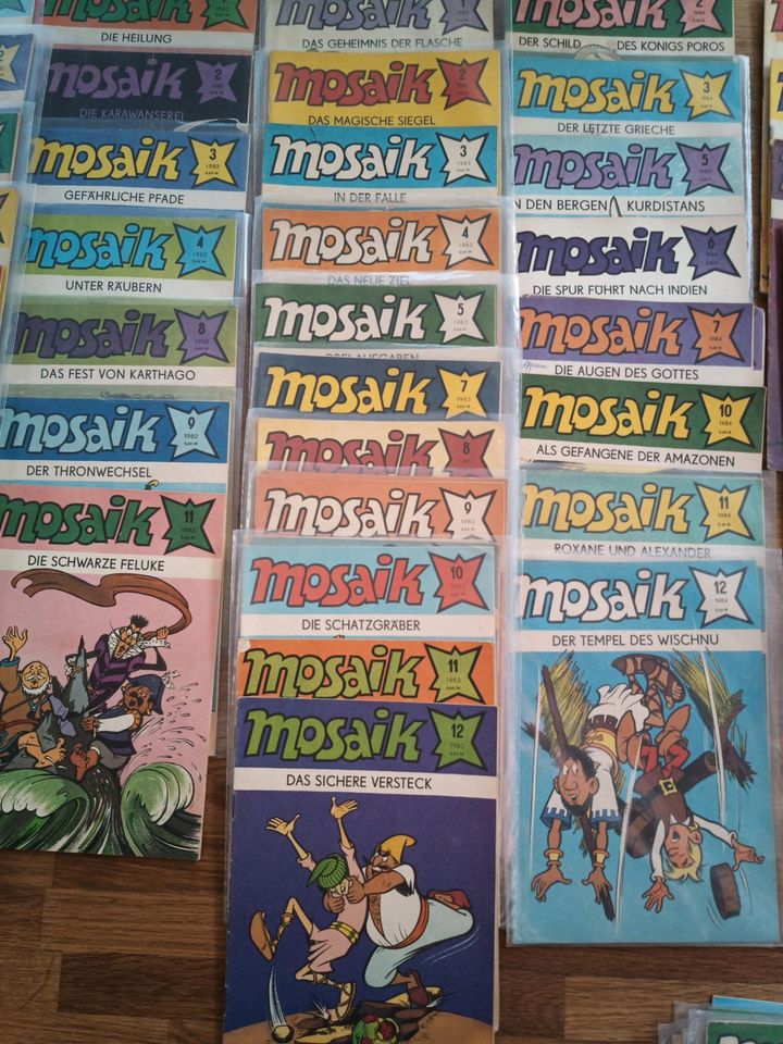 115 Mosaik Comics  ab 1981 in Berlin