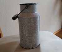 Milchkanne 2 Liter grau-weiß meliert Vintage alt Hessen - Burghaun Vorschau