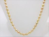 Perlenkette mit Verschluss aus 333er Gelbgold Baden-Württemberg - Leimen Vorschau