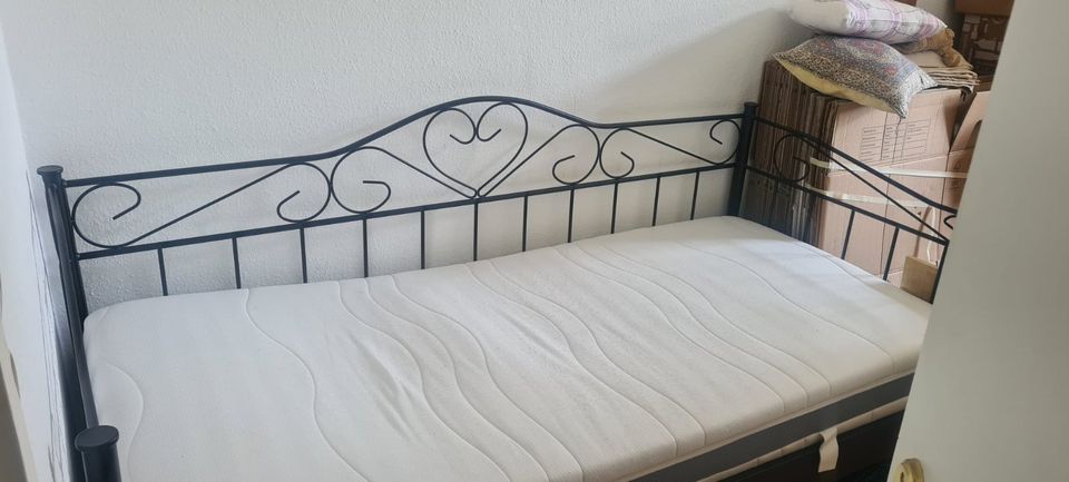 Metallbettgestell/ Jugendbett/ Prinzessinenbett in Halle