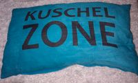 1 Kissen, türkis "Kuschel-Zone" Hessen - Bad Camberg Vorschau