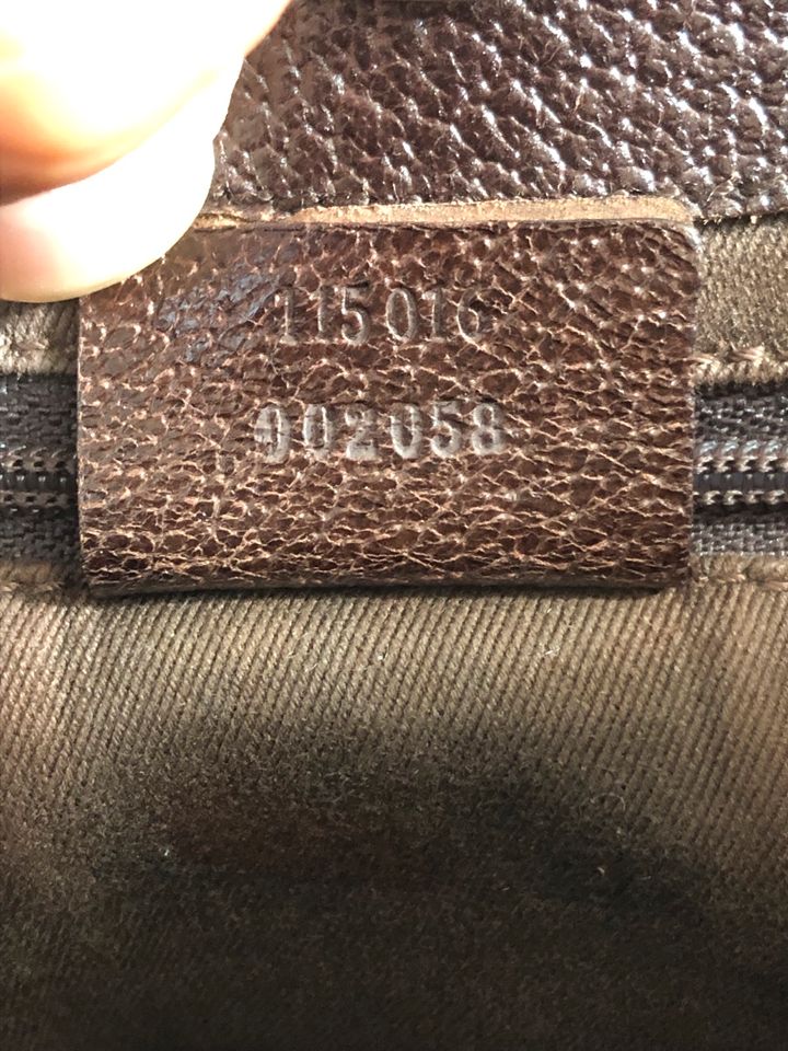 Gucci Hobo Tote Bag Tasche Schultertasche Handtasche Canvas Braun in München