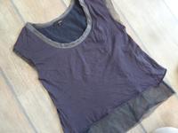T-Shirt Cinque Gr. 36 blau Satin / Tüll Düsseldorf - Friedrichstadt Vorschau