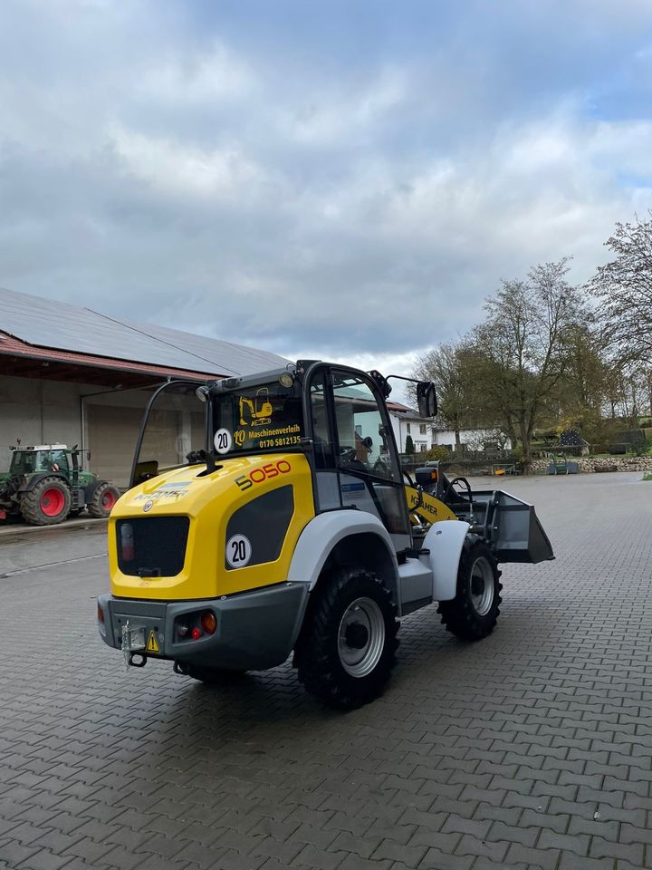 Radlader Kramer 5050 zu vermieten, Kubota mieten, Bau in Abensberg