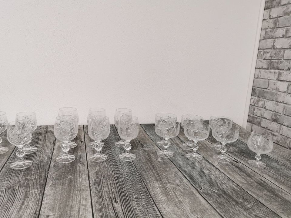 Gläser, Weingläser, Sektgläser, Bleikristallgläser in Niederwinkling