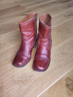 Stiefeletten / Boots, rot-braun, Größe 38 Hessen - Heidenrod Vorschau