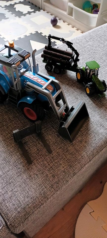 Traktor Playmobil promo Pack blau in Wenden