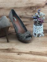 ✨ ZARA H&M beige greige Braun rose Peeptoe High Heels Eimsbüttel - Hamburg Lokstedt Vorschau