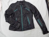 Modische schmale Lederjacke schwarz Gr. S Leder, Top Rheinland-Pfalz - Fachingen Vorschau