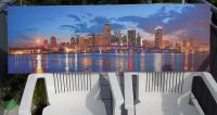 Miami Skyline Panorama Leinwand Bild (135 x 45 cm) Baden-Württemberg - Philippsburg Vorschau