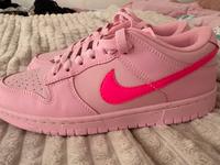 Pink Nike low dunks trendige sneakers für Damen Sachsen - Freiberg Vorschau