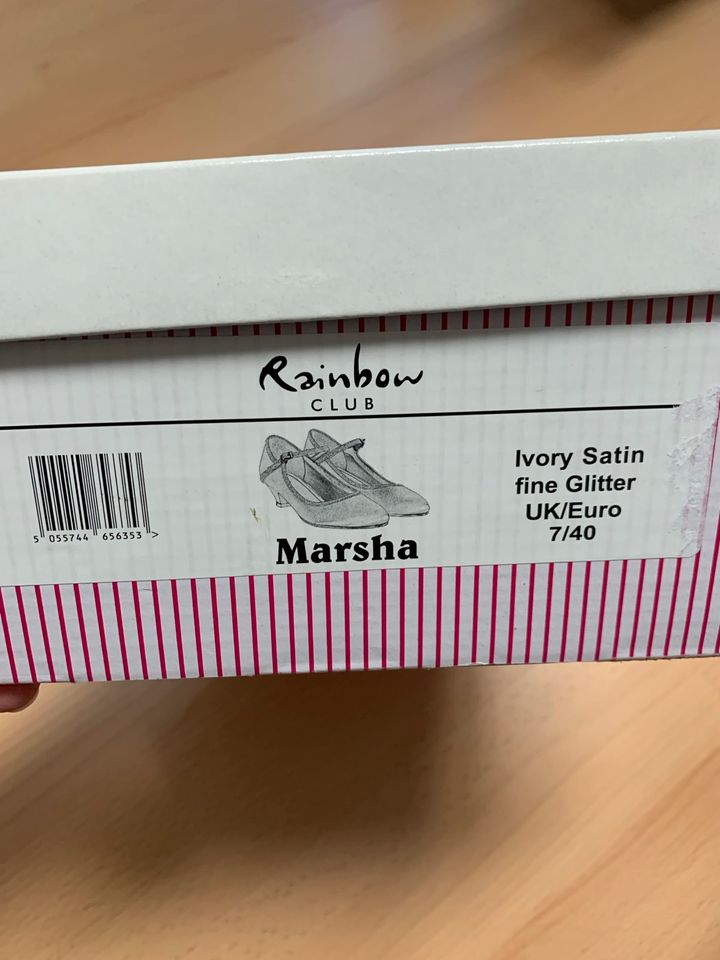 Rainbow Marsha Brautschuhe Gr. 40 in Markvippach