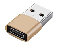 USB-A auf USB-C Adapter Stecker Konverter, Farbe: gold Brandenburg - Neulewin Vorschau