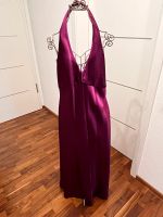Satinkleid, Neckholder, Abendkleid, pink, purpur, magenta Bayern - Kolbermoor Vorschau