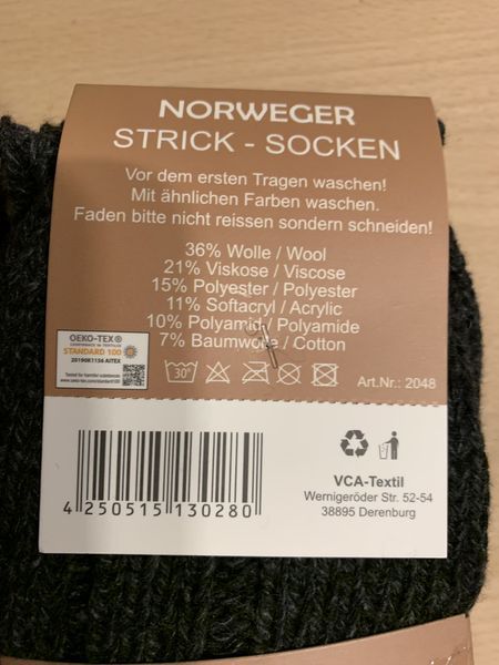 Norweger Strick Socken 2 Paar Gr.39/42 Extra Dick in Nordhorn