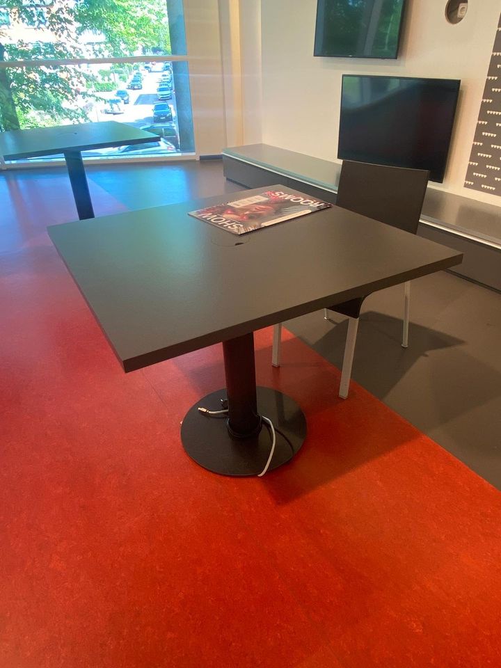 ❗️Büroset Modern /Stuhl /Schwarz /Stapelbar /Eckige Besprechungstische /Kantinentische /Büroschrank mit Glastür/ Modern/ Sideboard/ Tisch/ Büroeinrichtung/ Büromöbel/ Hochwertig/ Günstig in Linden