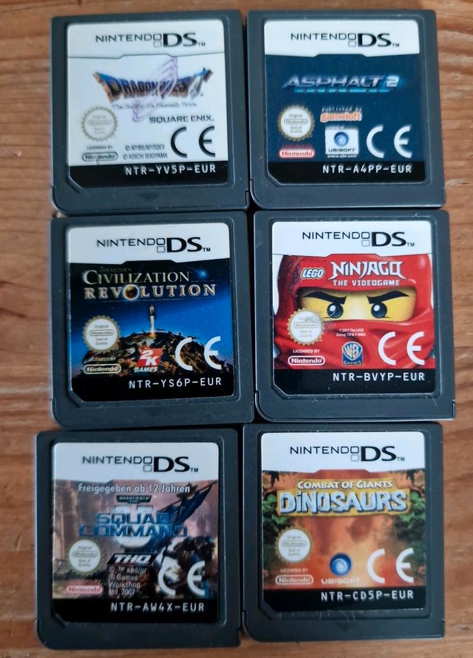 6 x Nintendo DS Spiele werden als Set angeboten!! W in Herne