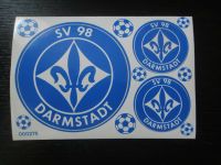 SV Darmstadt 98. Drei Aufkleber als Postkarte. 1970er/80er Jahre! Hessen - Wiesbaden Vorschau