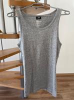 H&M Basic Tanktop Shirt Longtop Gr. S grau meliert Bayern - Freising Vorschau