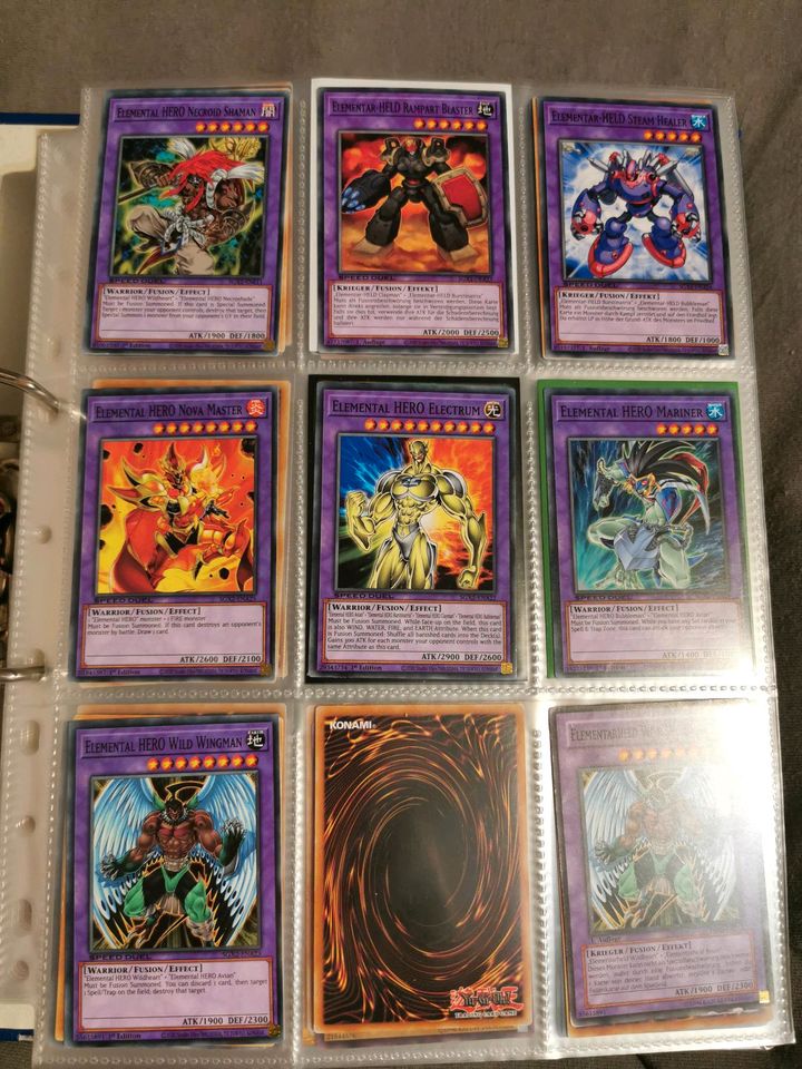 Yugioh HELD-Sammlung Einzelverkauf (Elementarheld, Böse,Maskiert) in Nalbach