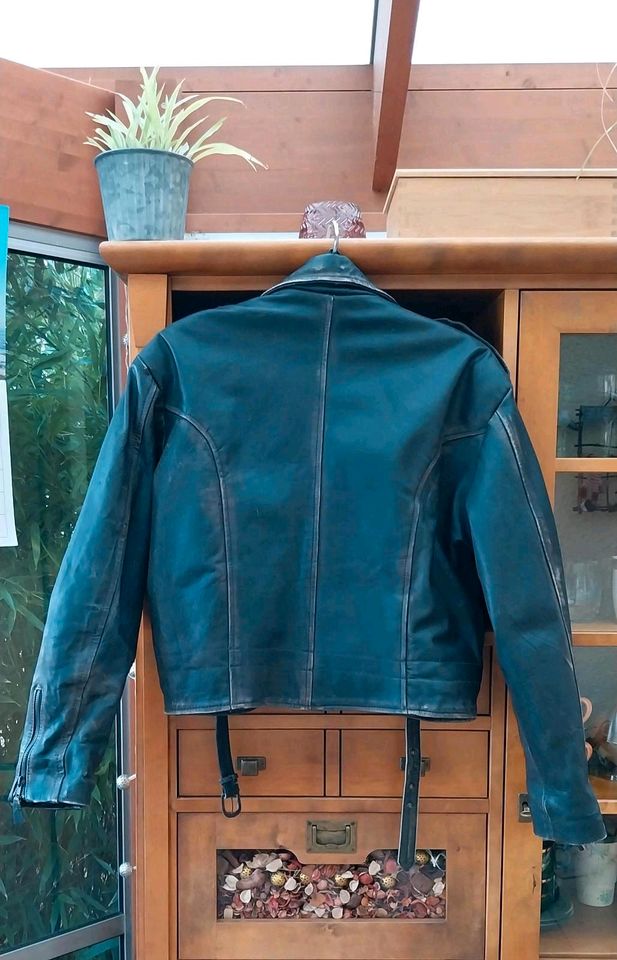 Lederjacke Motorradjacke Vintagejacke Bikerjacke in Renchen