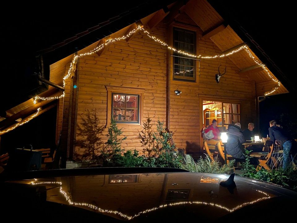 exklusives Ferienhaus im Wald, 120qm, Sauna, Kamin, viel Ruhe in Bad Schmiedeberg