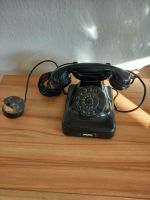 Altes analoges Telefon mit Wählscheibe schwarz von Mix & Genest Niedersachsen - Oetzen Vorschau