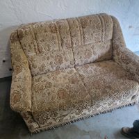 Sofa antik beige Zweisitzer Hessen - Kassel Vorschau