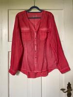 Rote Damen Bluse von Peckott, Gr. 42 Schleswig-Holstein - Sankt Margarethen Vorschau