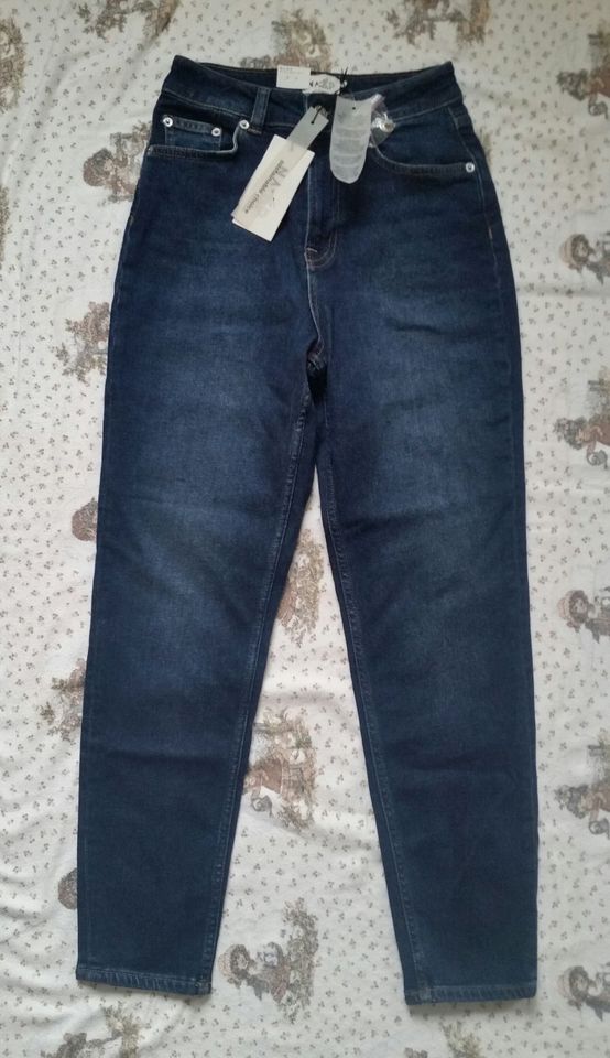 Damen Hose Na-KD 32 Dark Blue Mom Jeans neu in Siegburg