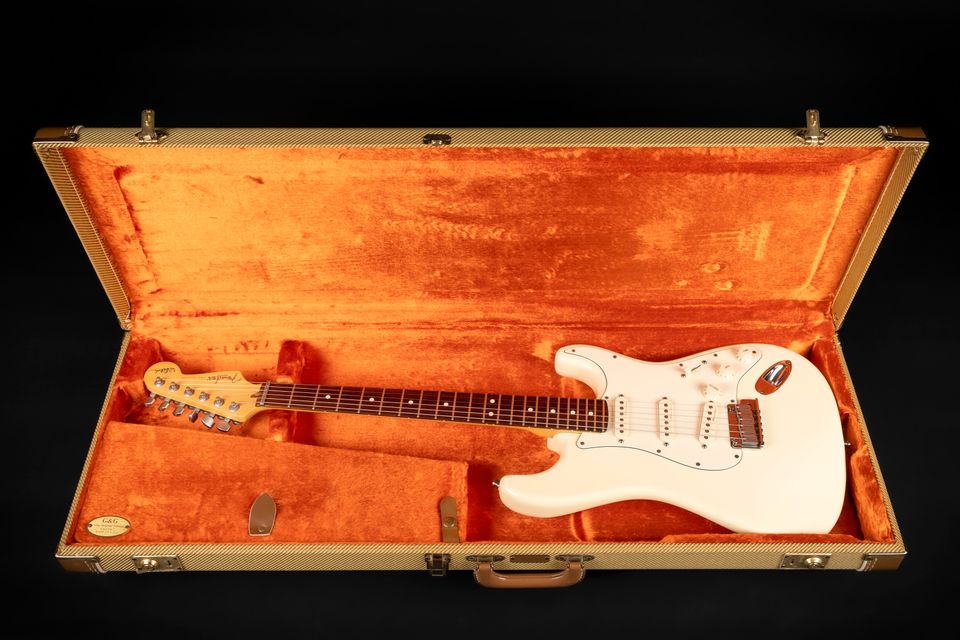 2002 Fender Jeff Beck Signature Stratocaster RW Olympic White in Niebüll