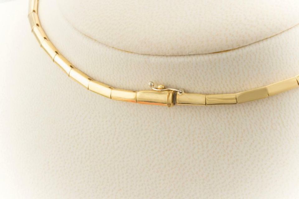 Brillantcollier Collier mit Brillanten in 750er Bicolor Gold 42cm in Wegberg