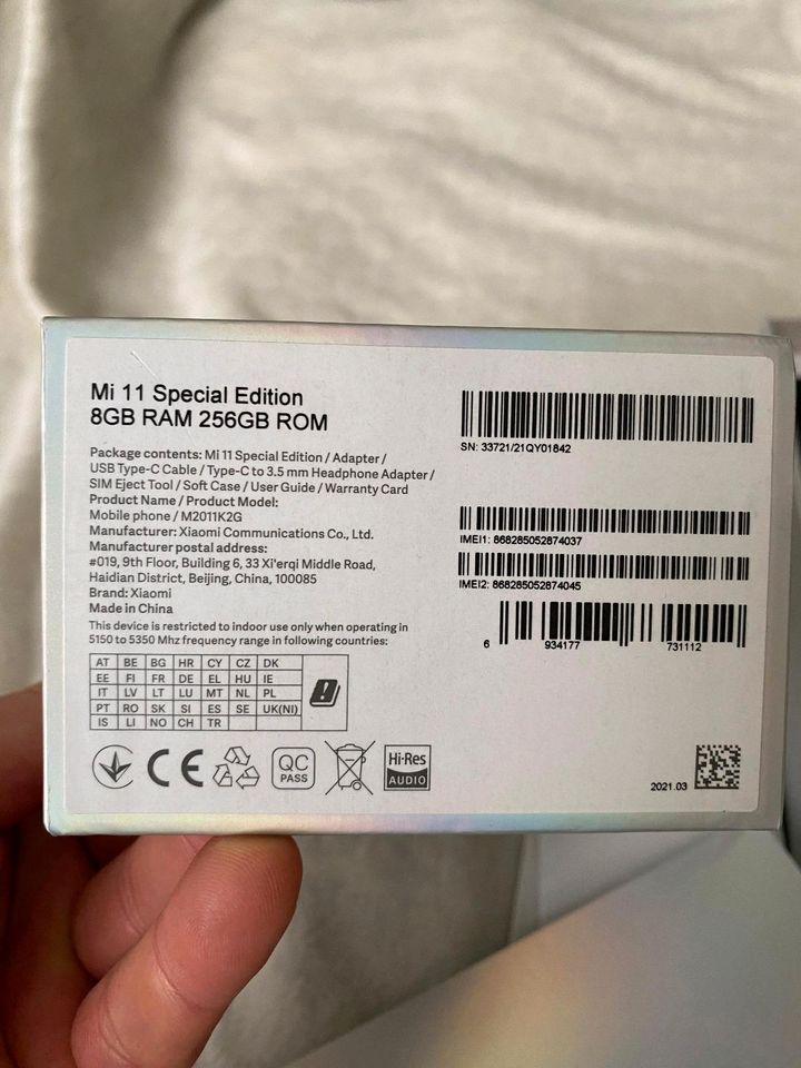 Xiaomi Mi 11 256gb Special Edition in Monheim am Rhein