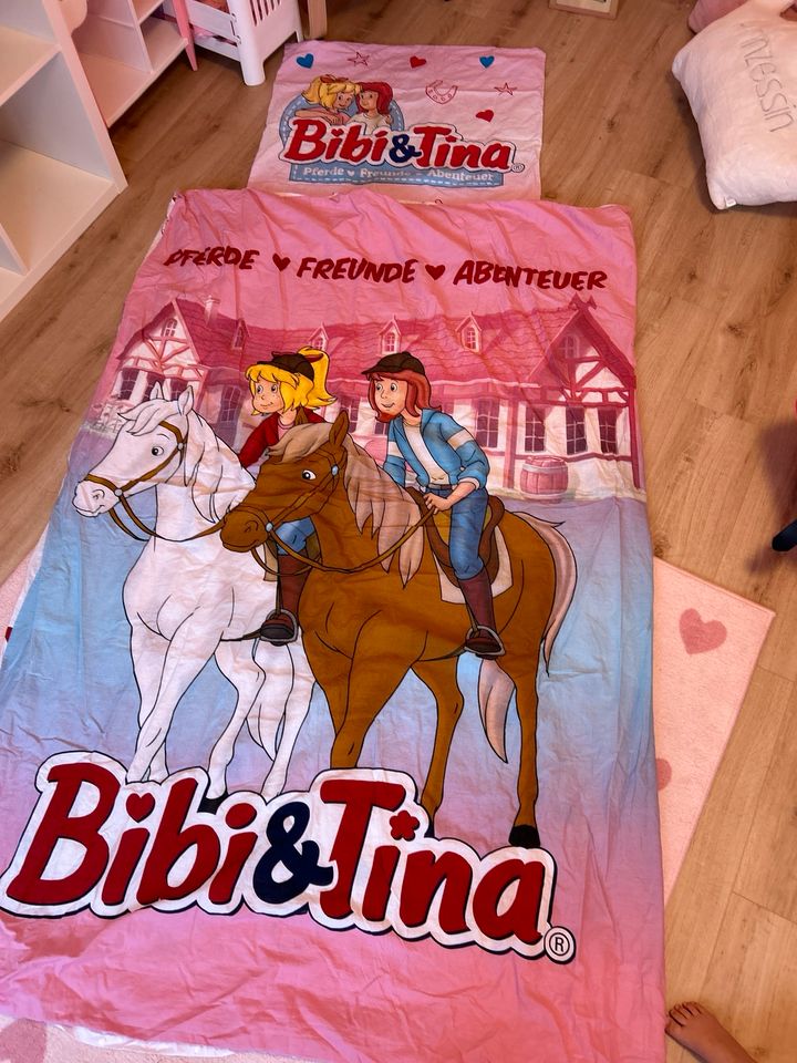 Bettwäsche Bibi & Tina Pferde Bett in Selfkant