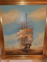 Altes Ölbild, Öl Gemälde Schiff Niedersachsen - Gifhorn Vorschau