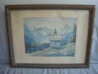 Aquarell signiert mit S.Gabler *1947*Original-gut erhalten*Nichtr Niedersachsen - Moormerland Vorschau