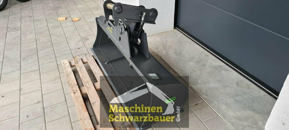 ✅ Hydr. Grabenlöffel Schwenklöffel MS03 120cm Minibagger 2-3t in Kühbach