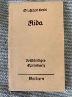 antikes Reclam Opernheft Aida - altdeutsche Schrift Stuttgart - Stuttgart-Ost Vorschau