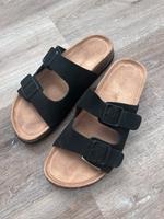 schwarze Sandalen 39 Hessen - Kassel Vorschau