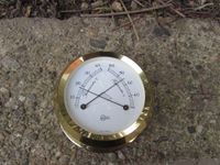 Maritimer Messing Thermometer/Hydrometer Kiel - Hassee-Vieburg Vorschau