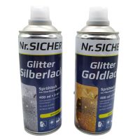 A91 2x 400 ml Gold + Silber Glitter Sprühlack Sprühdose Struktur Hamburg-Mitte - Hamburg Billstedt   Vorschau